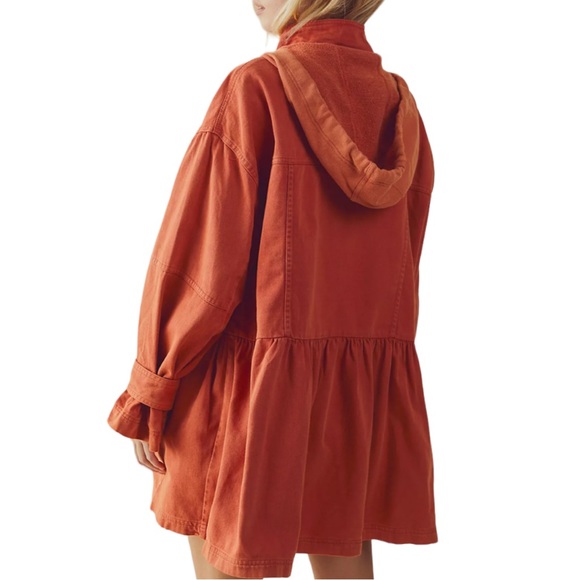 COPY - Free People x We The Free Nocturne Parka XS Dark Orange Oversized  Hoode… - Picture 2 of 7